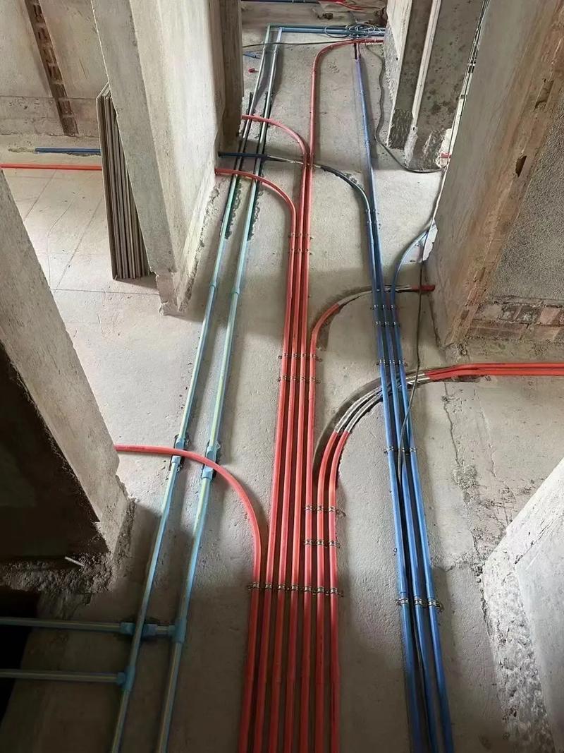#水電|工地現場實拍水電工程在家庭裝修中好比人的心臟